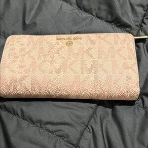 Michael Kors Blush Pink Logo Wallet
